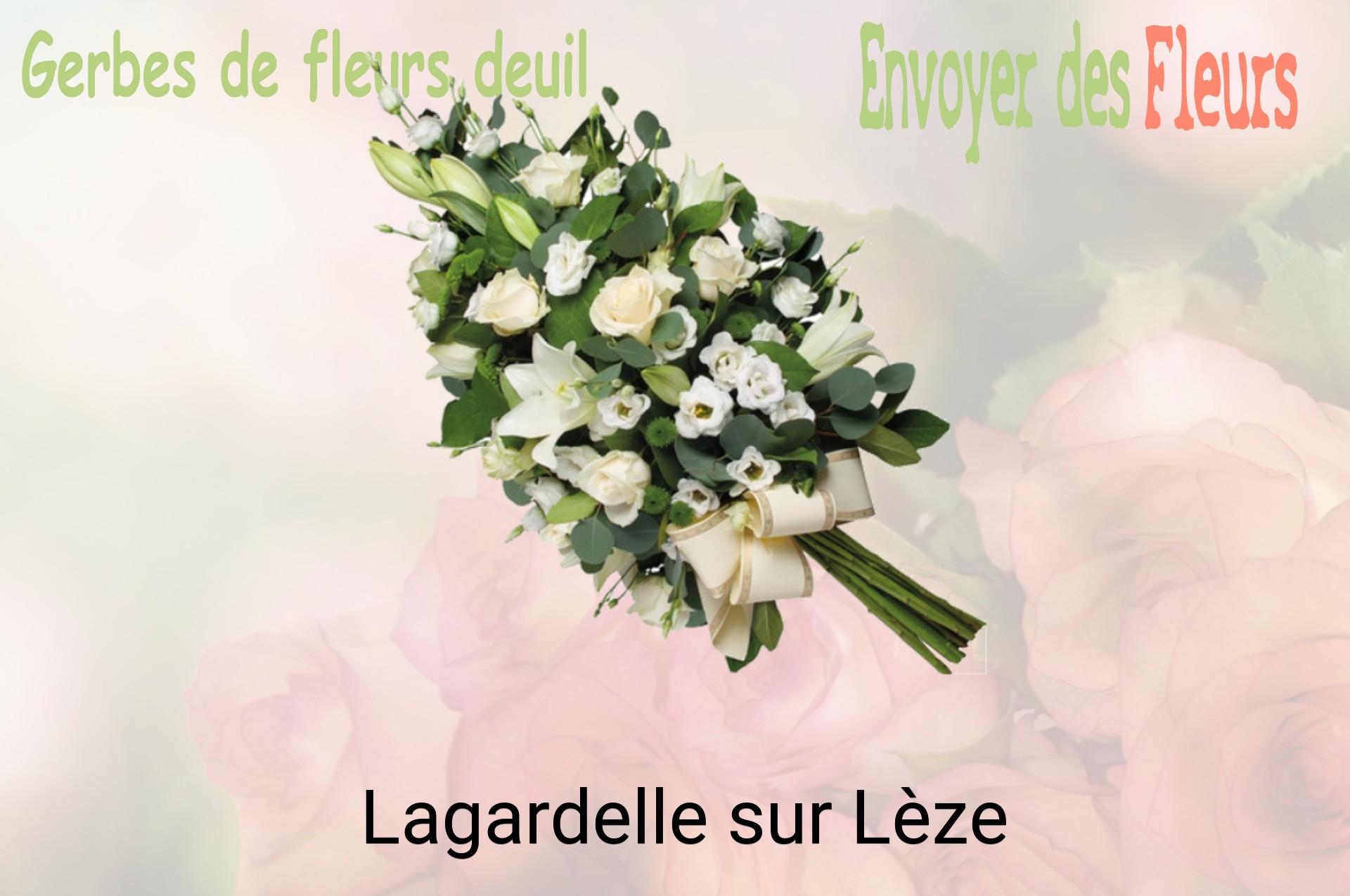 Gerbe de fleurs de deuil livrée à Lagardelle-sur-Lèze